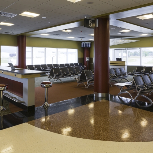 Gate at Roanoke airport