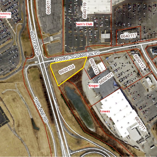 Aerial view of the property at 0 Aviation Drive