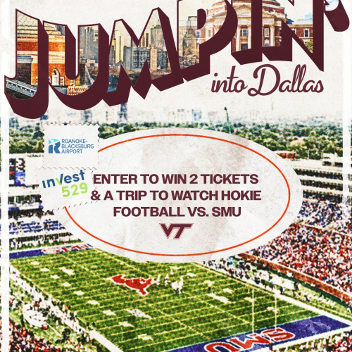 Jumpin into Dallas - Enter to win 2 tickets and a trip to watch Hokie Football vs. SMU
