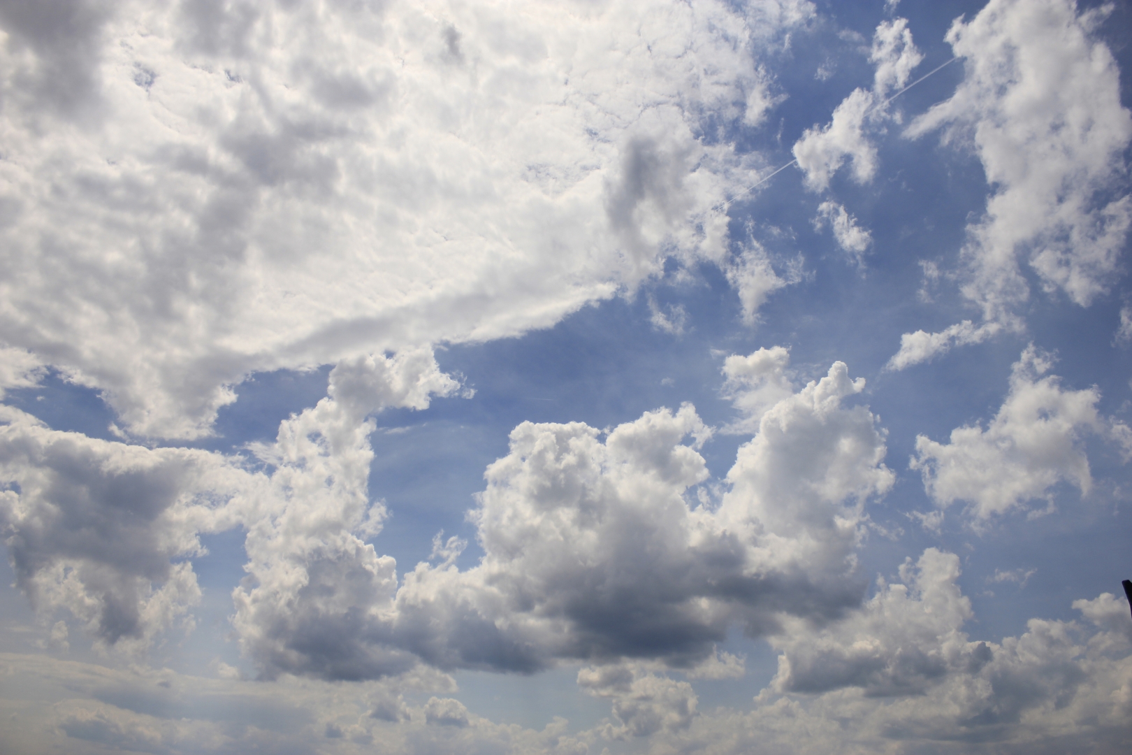 blue sky with clouds