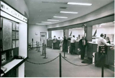 historic airport checkin
