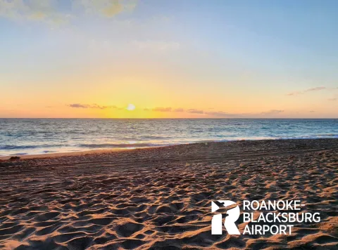 Photo of St. Pete Beach at sunset with ROA logo