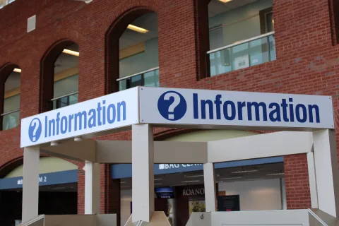 ROA Information Booth Sign