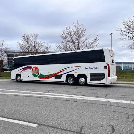 SmartWay bus parked at ROA